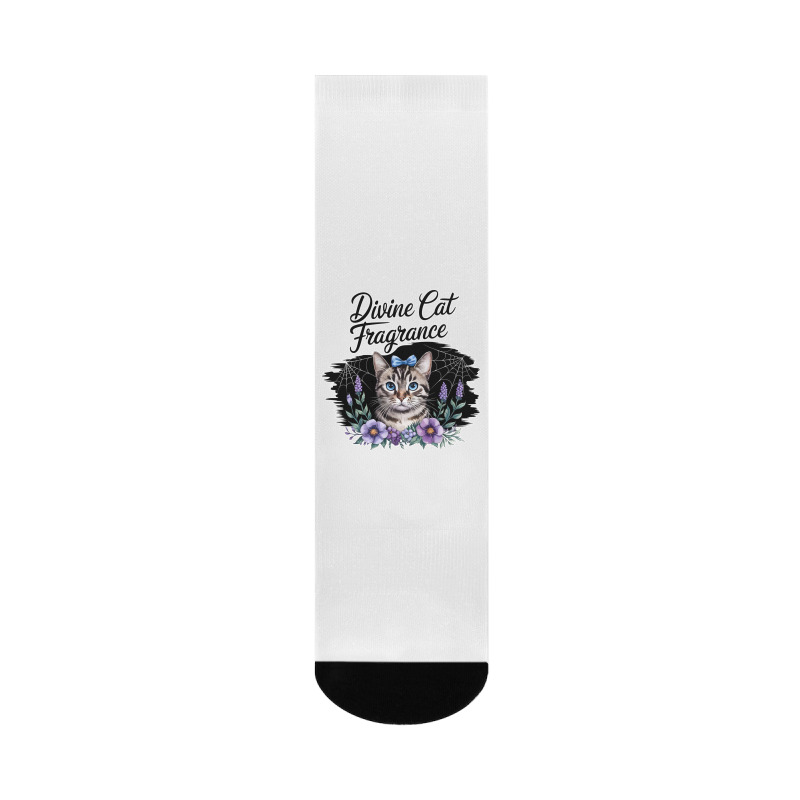 Divine Cat Fragrance Crew Socks | Artistshot