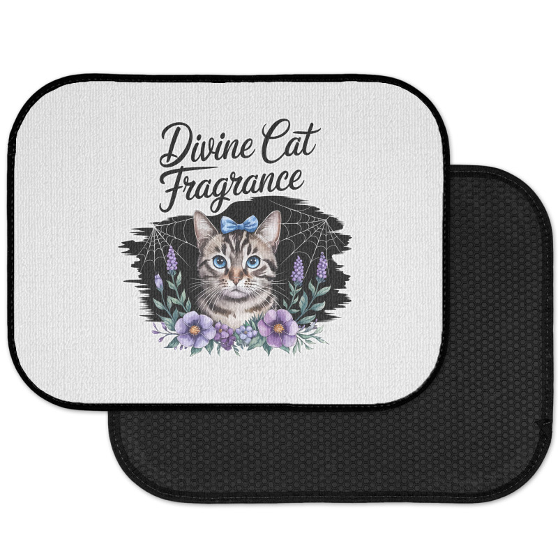 Divine Cat Fragrance Rear Car Mat | Artistshot