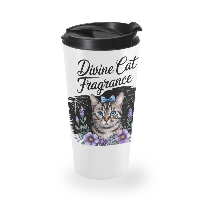 Divine Cat Fragrance Travel Mug | Artistshot