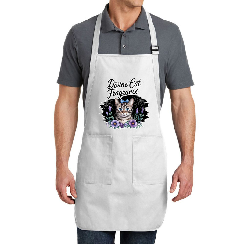 Divine Cat Fragrance Full-length Apron | Artistshot