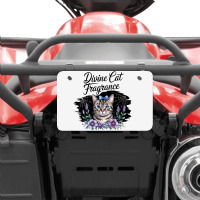 Divine Cat Fragrance Atv License Plate | Artistshot