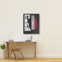 It's In My Dna Yemeni Proud Yemen Flag Portrait Canvas Print | Artistshot