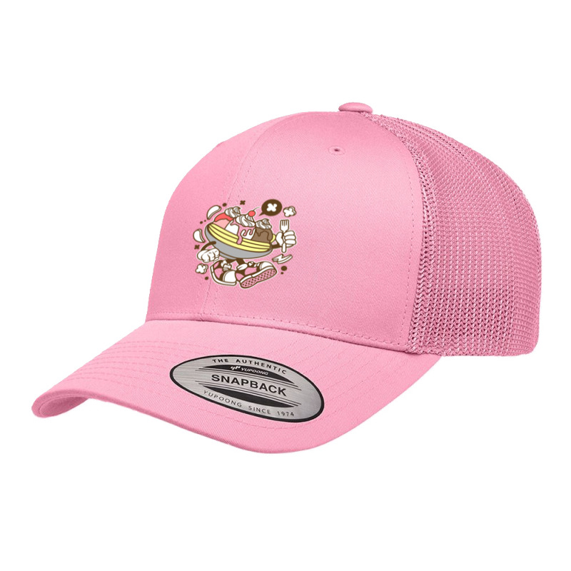 Banana Split-f7tko Retro Trucker Cap by Kemriban527 | Artistshot