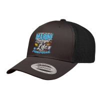 I Want To Be Marine Biologist So Life Has A Porpoise Grunge Retro Trucker Cap | Artistshot