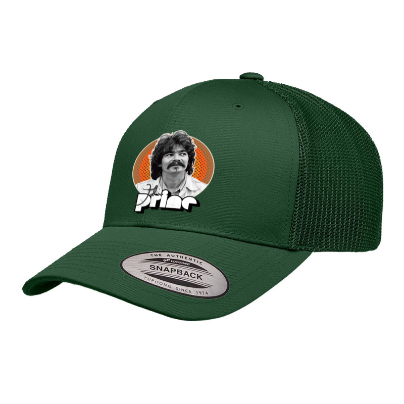 John Prine Retro Distressed Tribute Design Retro Trucker Cap by Belton Fitts | Artistshot