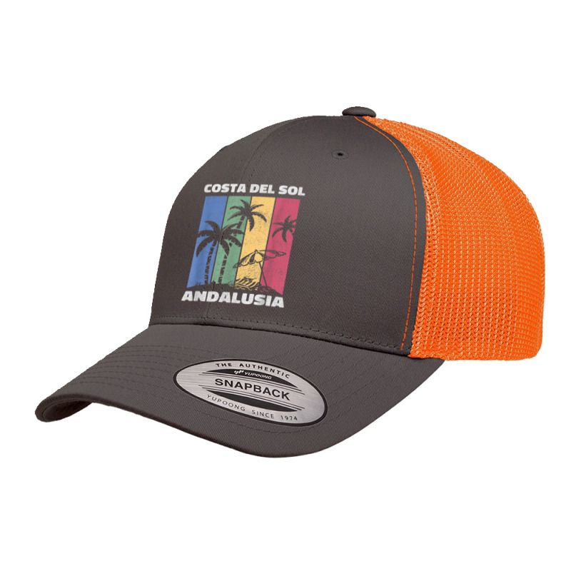 Costa Del Sol Souvenir   Andalusia Reminder Retro Trucker Cap | Artistshot