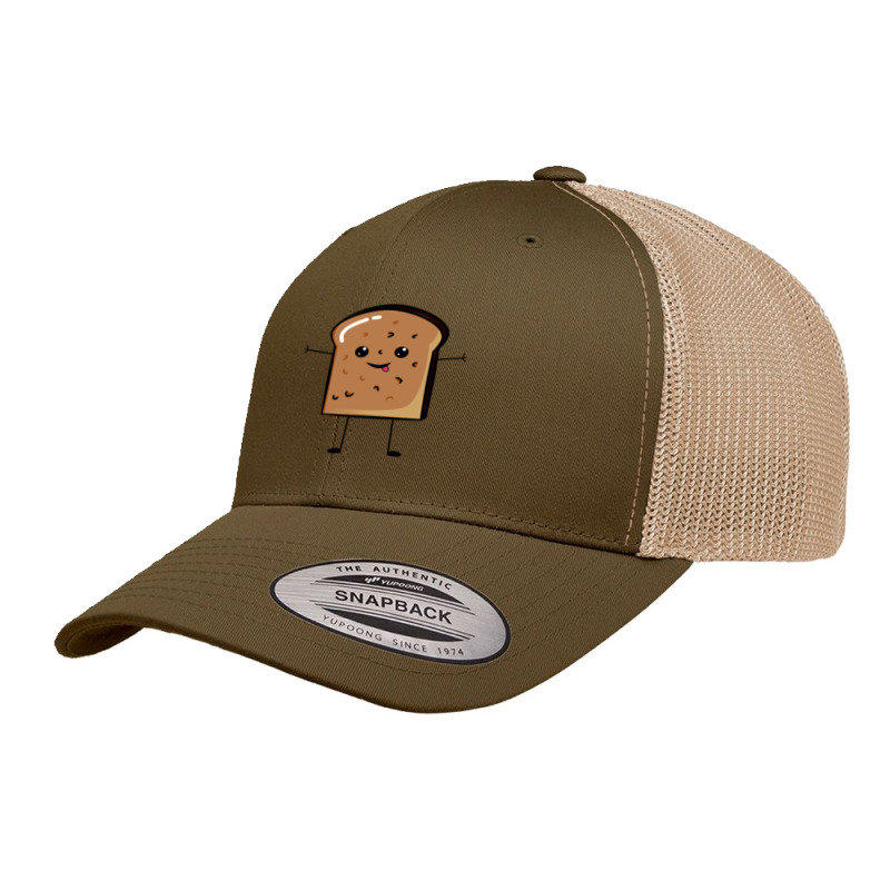 Cute Kawaii Banana Bread Graphic Retro Trucker Cap by Kemriban527 | Artistshot