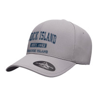 Block Island Rhode Island Ri Vintage Athletic Sports Design Seamless Cap | Artistshot