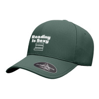 Reading Is Sexy Funny Simple Text Design Seamless Cap | Artistshot