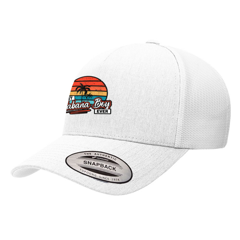 Colorful Sunset Palm Tree Best Cabana Boy Ever Yupoong Trucker Cap by FrancesTiffany | Artistshot