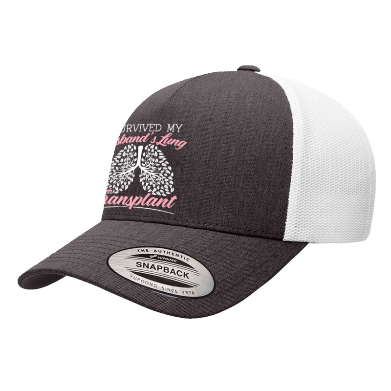 I Survived My Husband's Lung Transplant Organ Donation Premium T Shirt Yupoong Trucker Cap by cm-arts | Artistshot