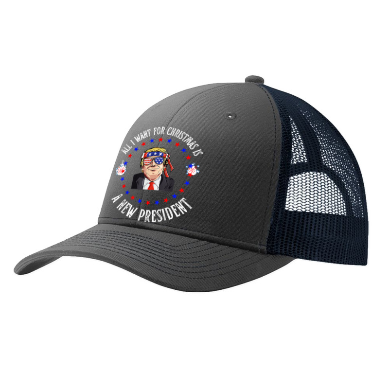 All I Want For Christmas Is A New President, Trump Xmas Day Gift Pa Trucker Cap | Artistshot