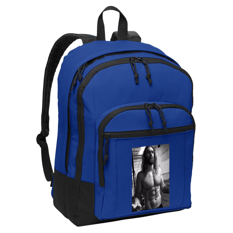 Jason Momoa Shirtless Basic Backpack | Artistshot