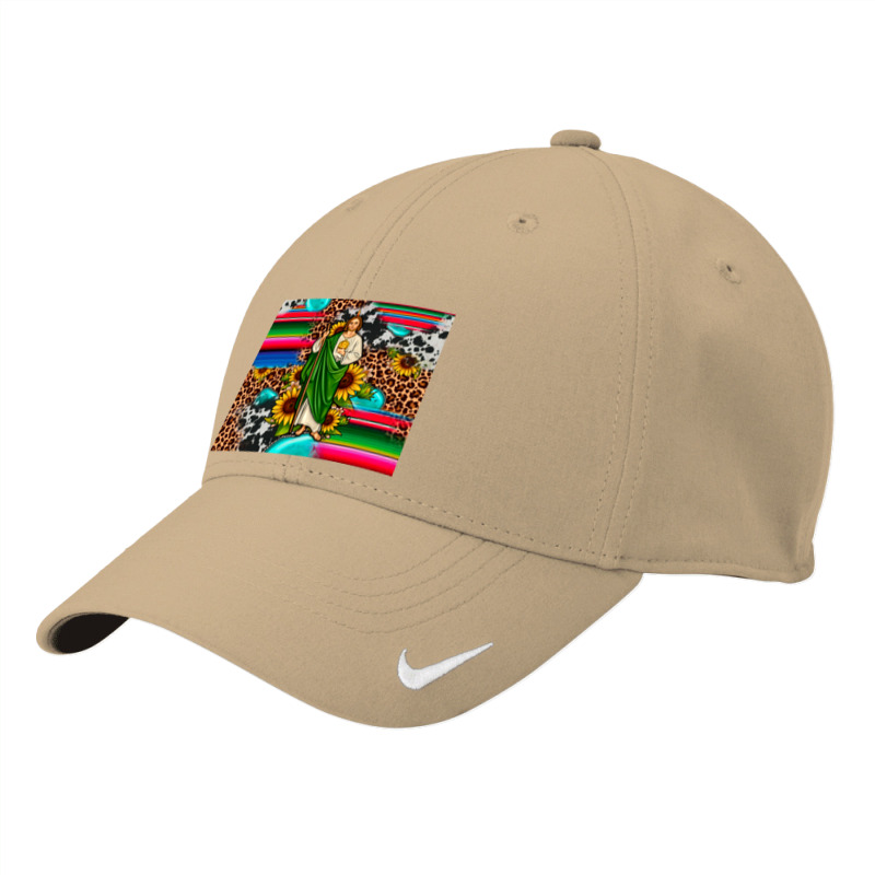 San Judas Leopard Cowhide Gemstone Nike Dri-fit Cap | Artistshot