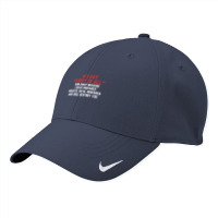 If I Say First Of All Run Away Because I Have Prepared T Shirt Nike Dri-fit Cap | Artistshot