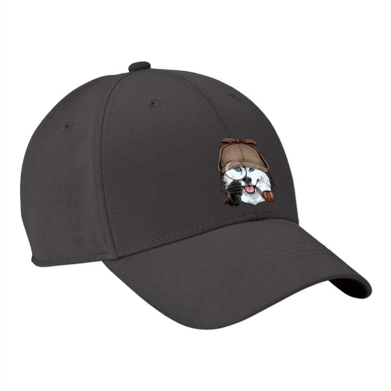 Detective Siberian Husky Spy Investigator Husky Dog Lover Nike Dri-FIT Cap by Hoang95 | Artistshot