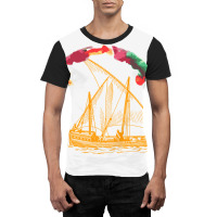 Sailboat Graphic T-shirt | Artistshot