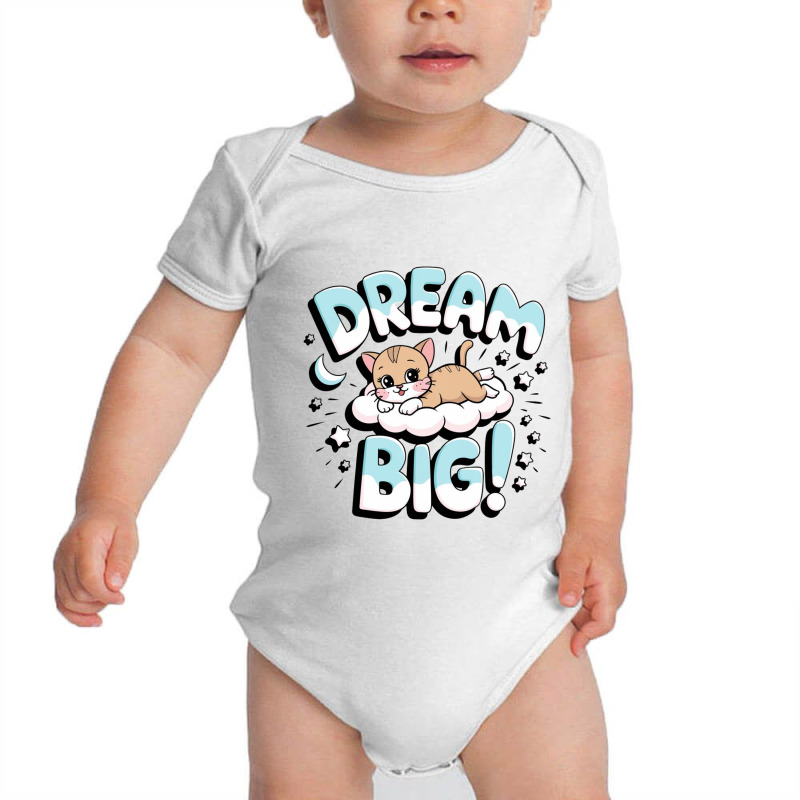 Cat's Big Dream Baby Bodysuit by Kasey | Artistshot