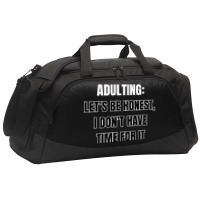 Funny Sayings Active Duffel | Artistshot