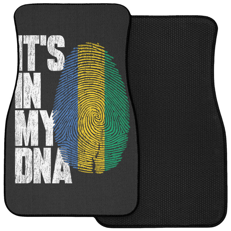 It's In My Dna Gabonese Proud Gabon Flag Front Car Mat | Artistshot