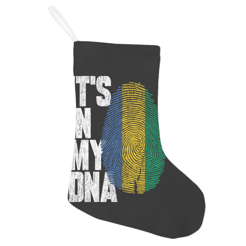 It's In My Dna Gabonese Proud Gabon Flag Holiday Stocking | Artistshot