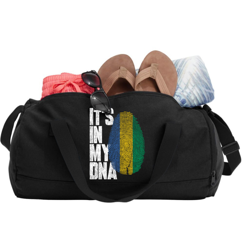 It's In My Dna Gabonese Proud Gabon Flag Duffel Bag | Artistshot