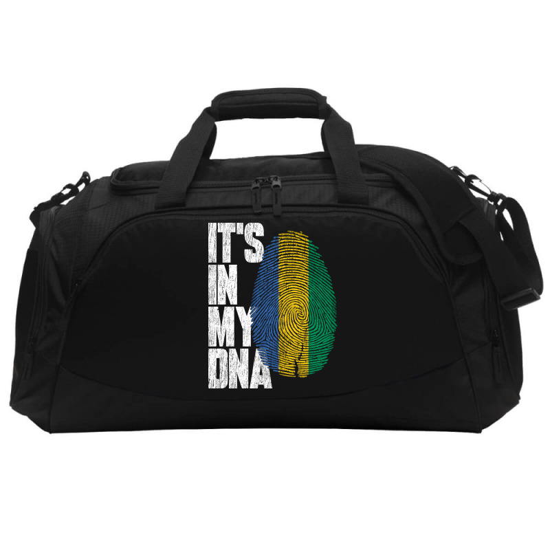 It's In My Dna Gabonese Proud Gabon Flag Active Duffel | Artistshot