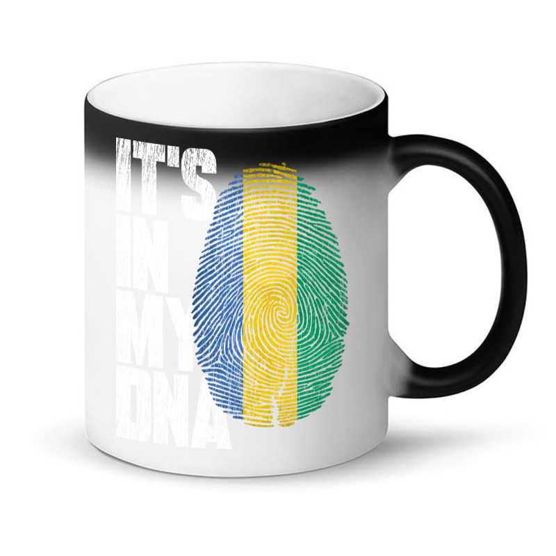 It's In My Dna Gabonese Proud Gabon Flag Magic Mug | Artistshot