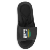 It's In My Dna Gabonese Proud Gabon Flag Slide Sandal | Artistshot