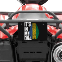 It's In My Dna Gabonese Proud Gabon Flag Atv License Plate | Artistshot