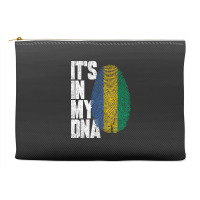 It's In My Dna Gabonese Proud Gabon Flag Accessory Pouches | Artistshot