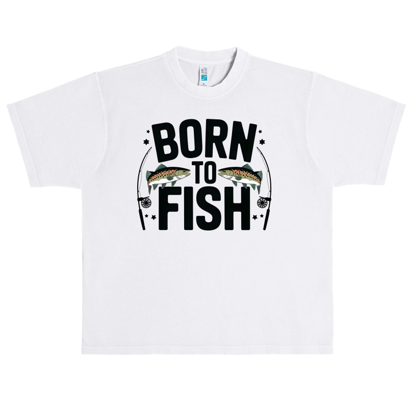 Quotes Born To Fish Urban Heavy T-shirt | Artistshot