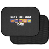 Best Cat Dad Ever Cute Rear Car Mat | Artistshot