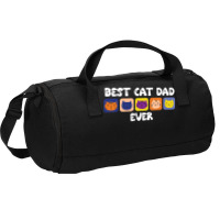 Best Cat Dad Ever Cute Duffel Bag | Artistshot