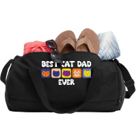 Best Cat Dad Ever Cute Duffel Bag | Artistshot