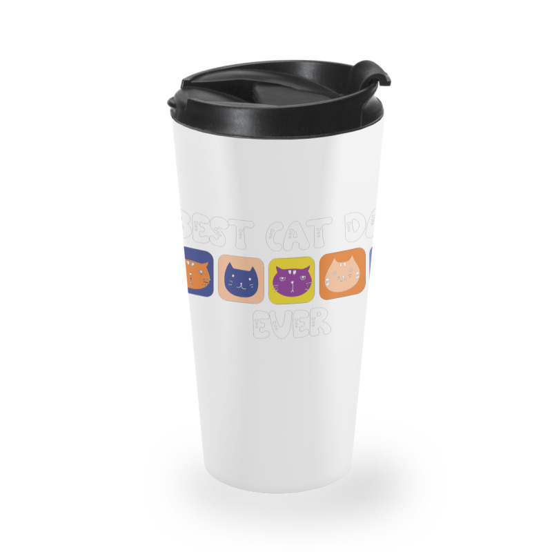 Best Cat Dad Ever Cute Travel Mug | Artistshot