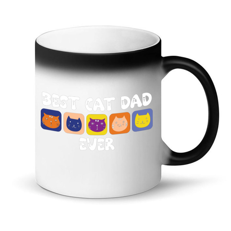 Best Cat Dad Ever Cute Magic Mug | Artistshot