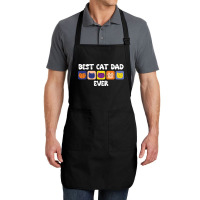 Best Cat Dad Ever Cute Full-length Apron | Artistshot