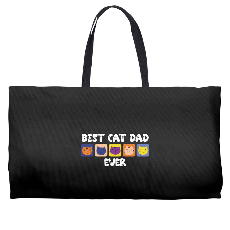 Best Cat Dad Ever Cute Weekender Totes | Artistshot