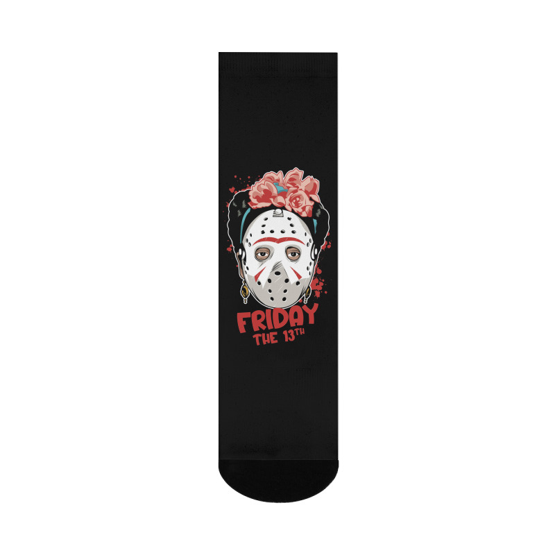 Friday The 13th Frida Kahlo Crew Socks | Artistshot