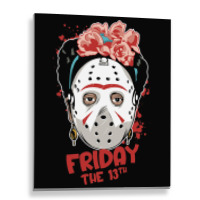 Friday The 13th Frida Kahlo Metal Print Vertical | Artistshot