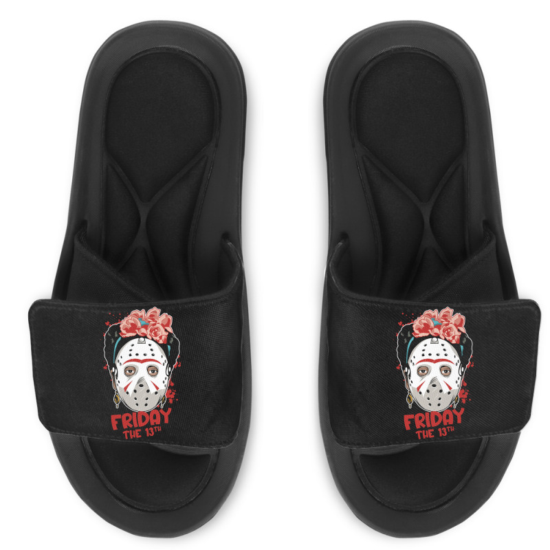 Friday The 13th Frida Kahlo Slide Sandal | Artistshot