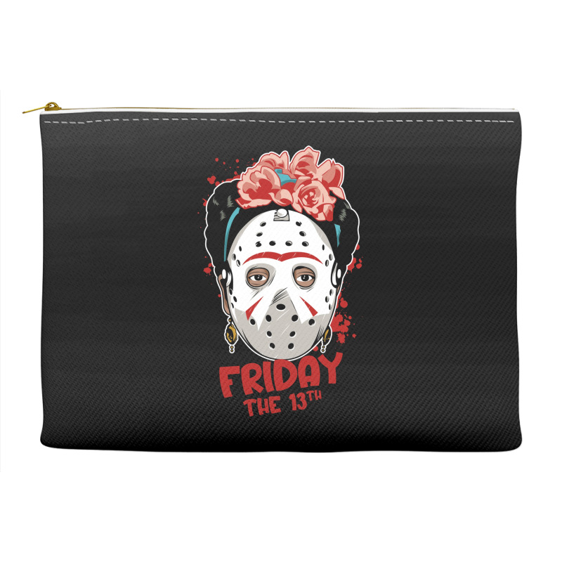 Friday The 13th Frida Kahlo Accessory Pouches | Artistshot