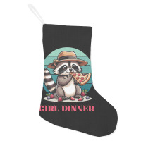 Girl Dinner - Racoon Eating Pizza Holiday Stocking | Artistshot