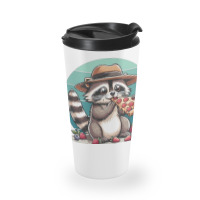 Girl Dinner - Racoon Eating Pizza Travel Mug | Artistshot