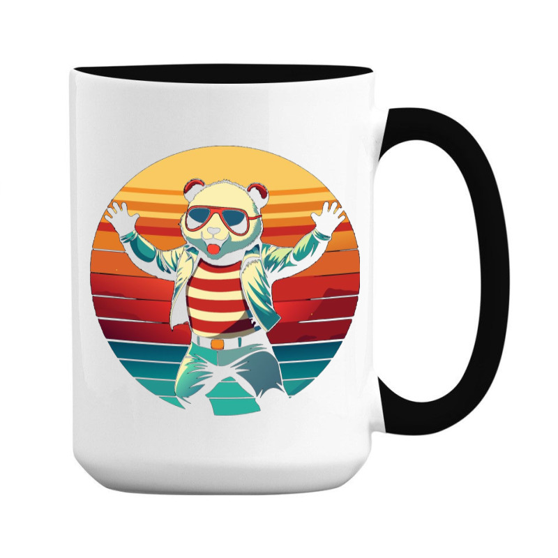 Panda Vintage 15 Oz Coffee Mug | Artistshot