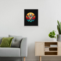 Panda Vintage Metal Print Vertical | Artistshot