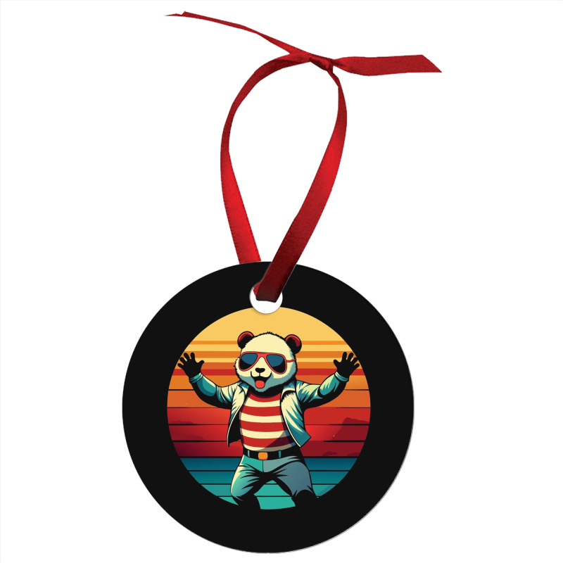 Panda Vintage Ornament | Artistshot