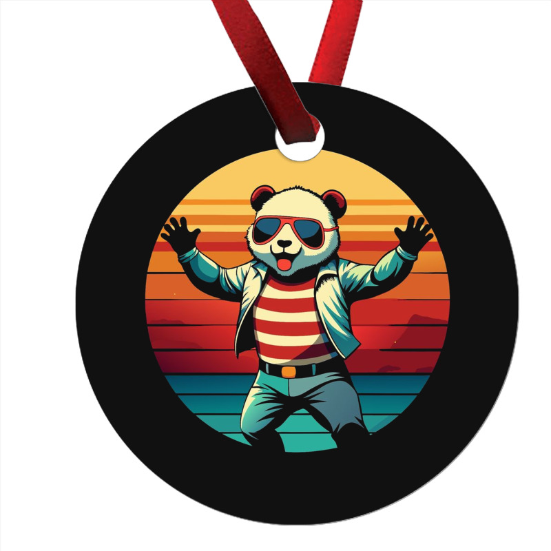 Panda Vintage Ornament | Artistshot