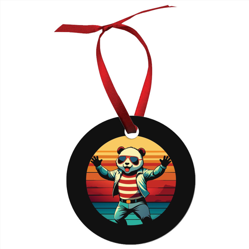 Panda Vintage Ornament | Artistshot